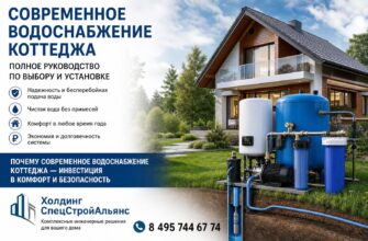 Современное водоснабжение коттеджа