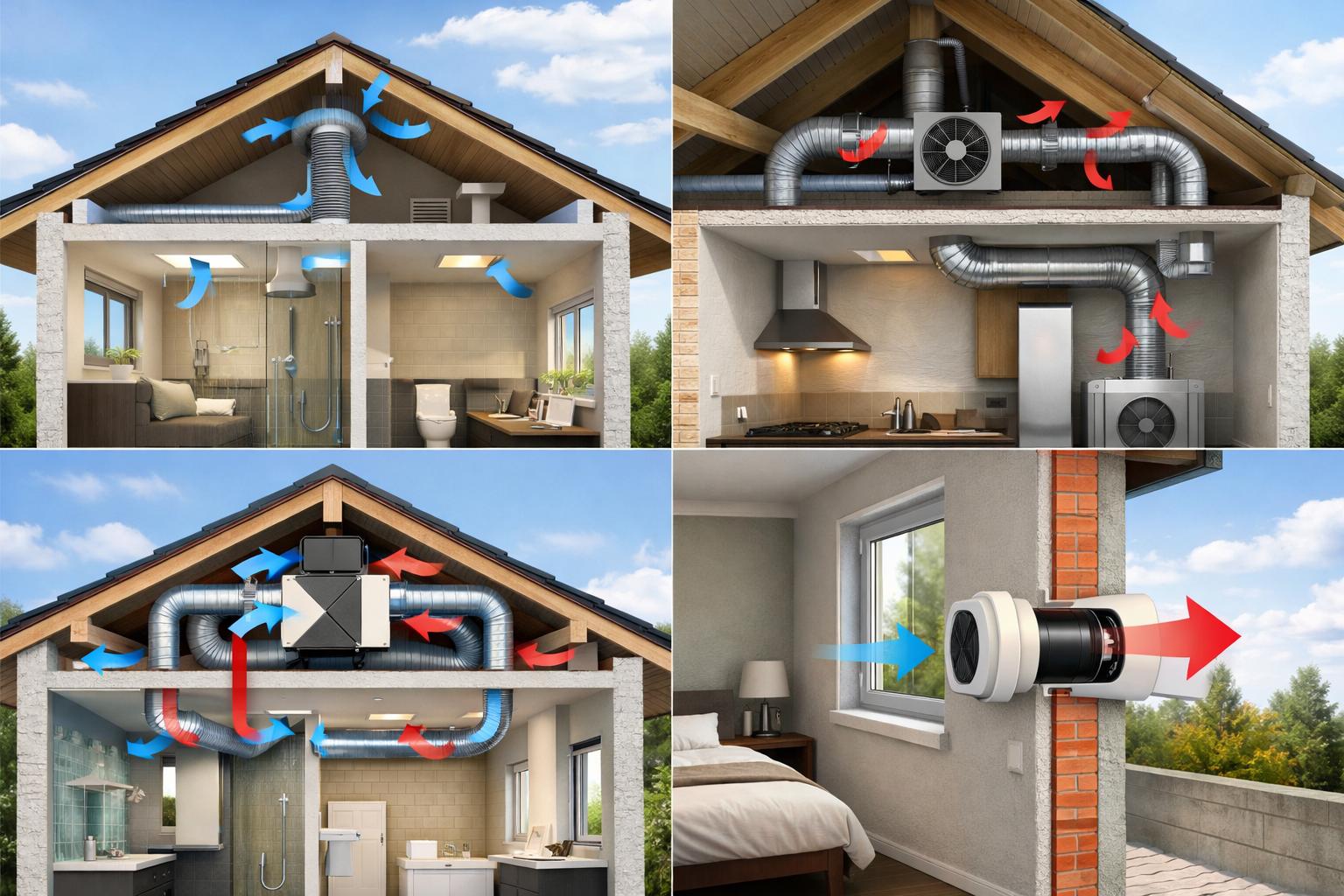 Система вентиляции частного дома способы организации: сравнительный обзор вариантов