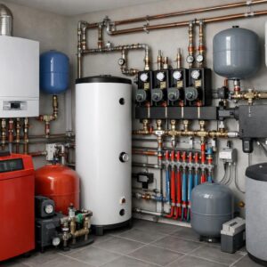 Схема котельной для отопления частного дома