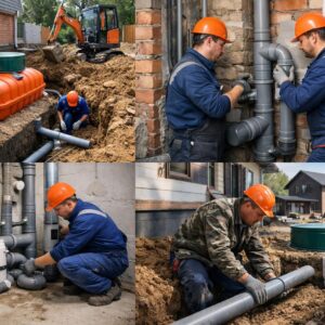 Монтаж канализации в частном доме