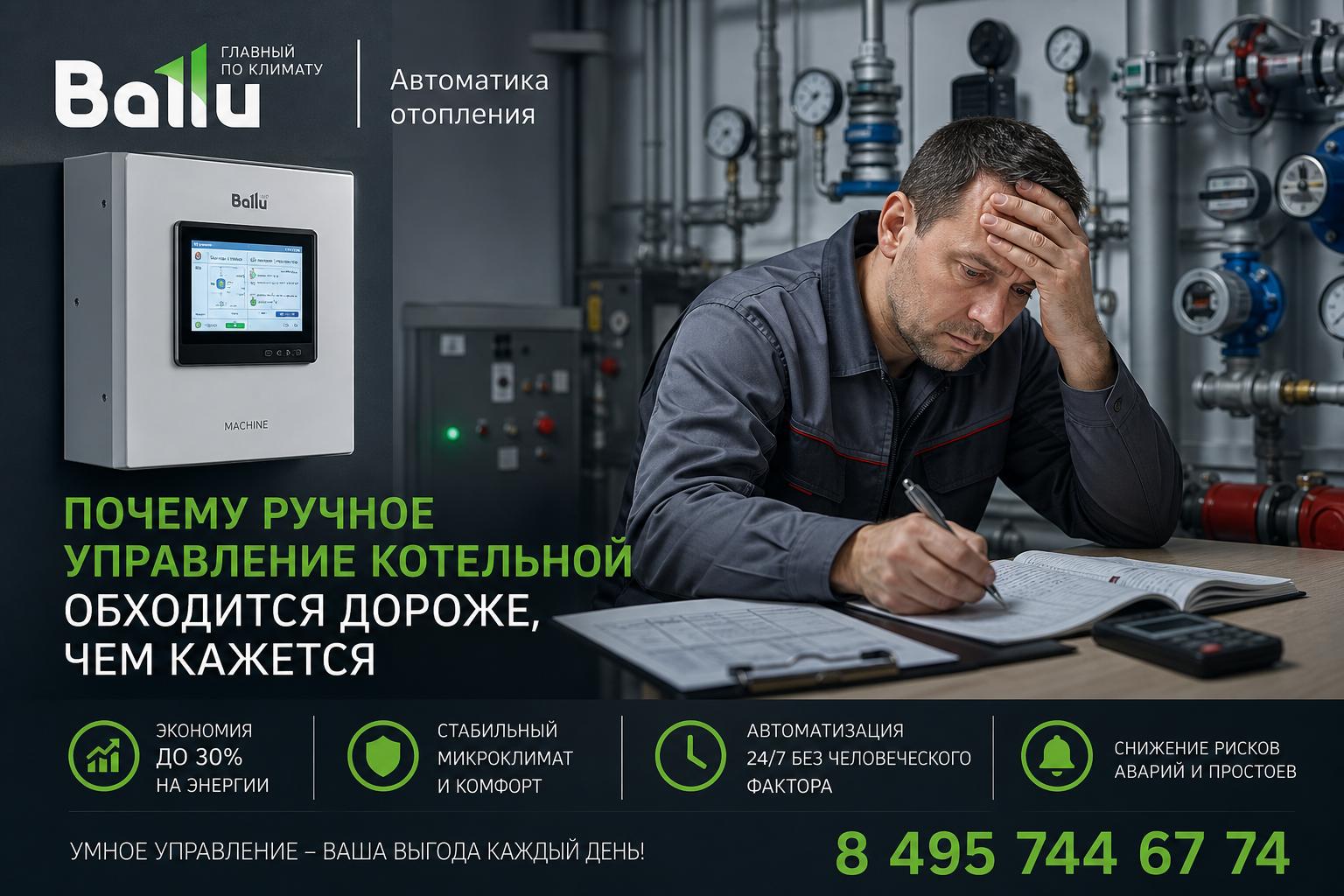 Почему ручное управление котельной обходится дороже, чем кажется Почему ручное управление котельной обходится дороже, чем кажется