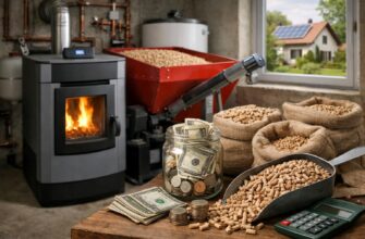 Отопление пеллетами