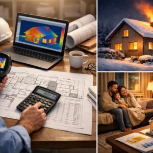 Расчет теплопотерь через ограждающие конструкции