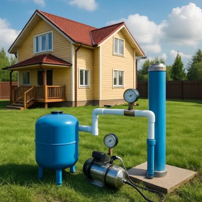 Автономное водоснабжение частного дома в Давыдово (Волоколамский район)
