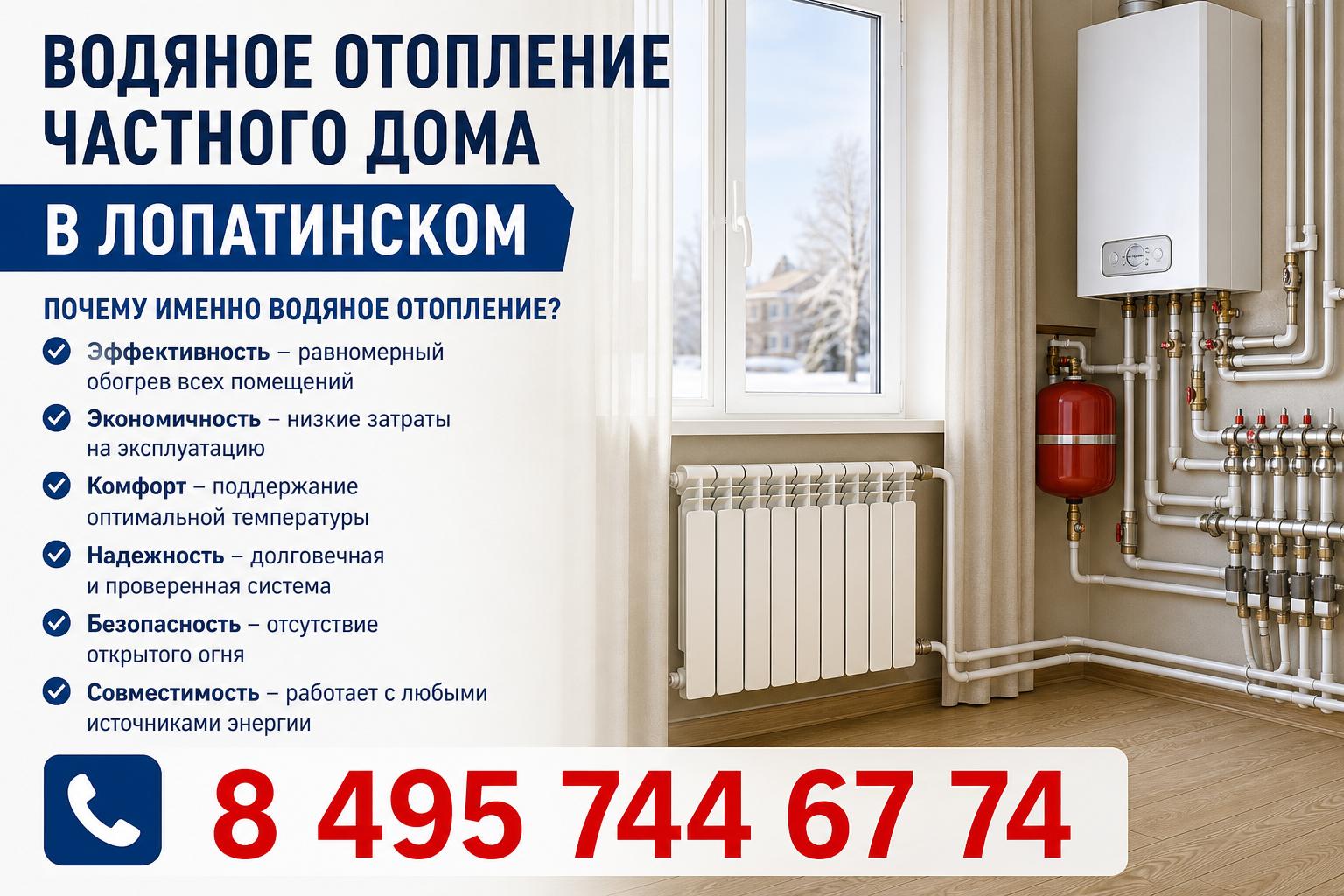 Почему именно водяное отопление?