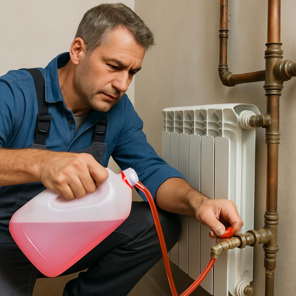 Замена антифриза в отоплении: когда и как