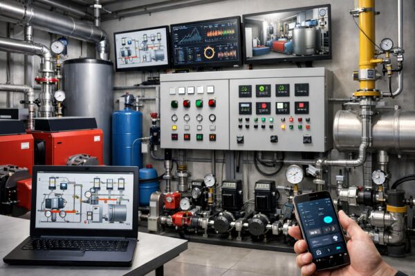 Схема автоматизации котельной