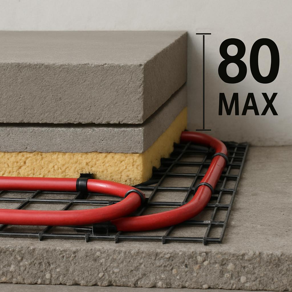 Нормативы и требования: Максимальная высота стяжки теплого пола