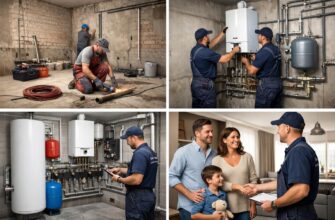 Основные этапы установки котельной в частном доме