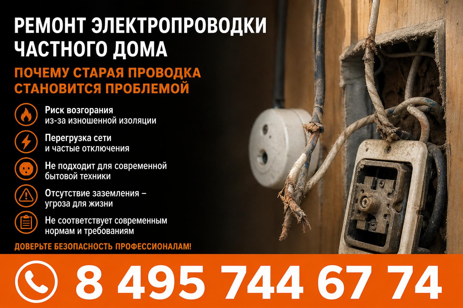 Почему старая проводка становится проблемой Почему старая проводка становится проблемой