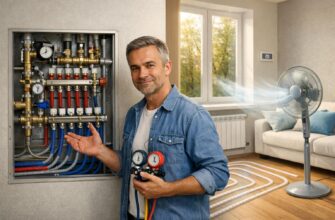 Охлаждение дома с помощью системы отопления