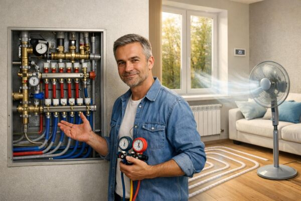 Охлаждение дома с помощью системы отопления