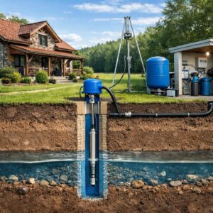 Водоснабжение коттеджа от скважины