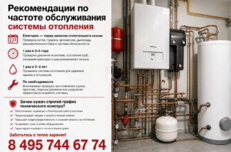 Как часто обслуживать систему отопления