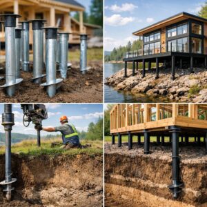 Свайно-винтовой фундамент: преимущества и применение