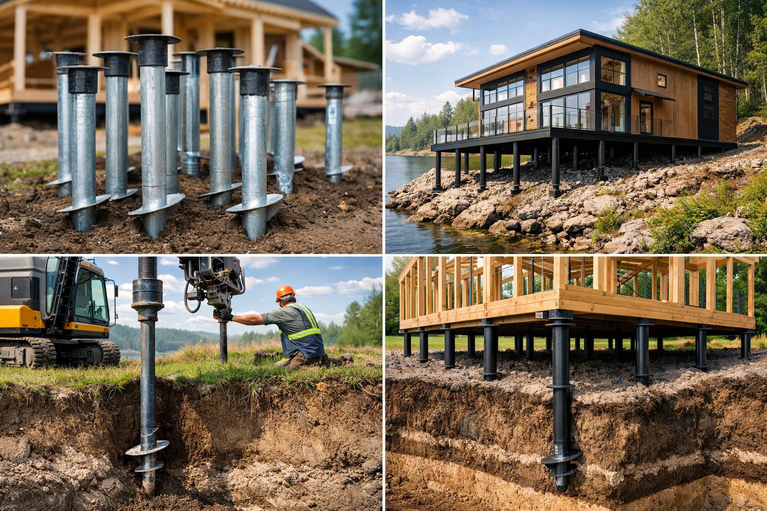 Почему свайно-винтовой фундамент — оптимальное решение для современных проектов Почему свайно-винтовой фундамент — оптимальное решение для современных проектов