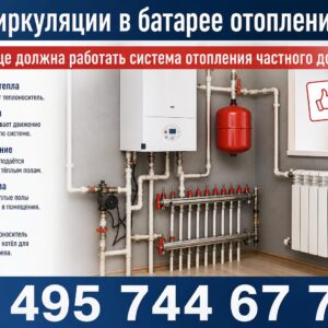 Нет циркуляции в батарее отопления?