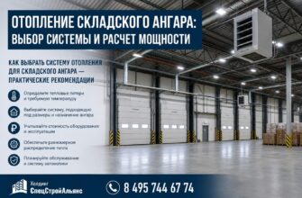 Отопление складского ангара