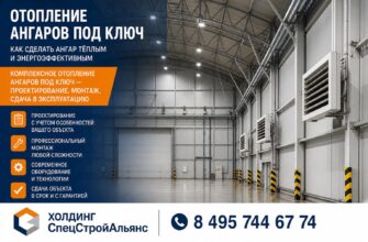 Отопление ангаров под ключ