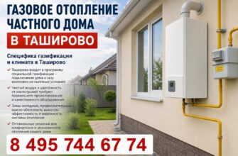 Тонкости газового отопления в Таширово