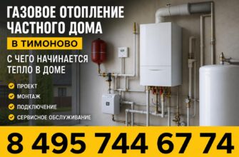Газовое отопление в Тимоново