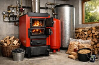 Твердотопливная котельная в частном доме