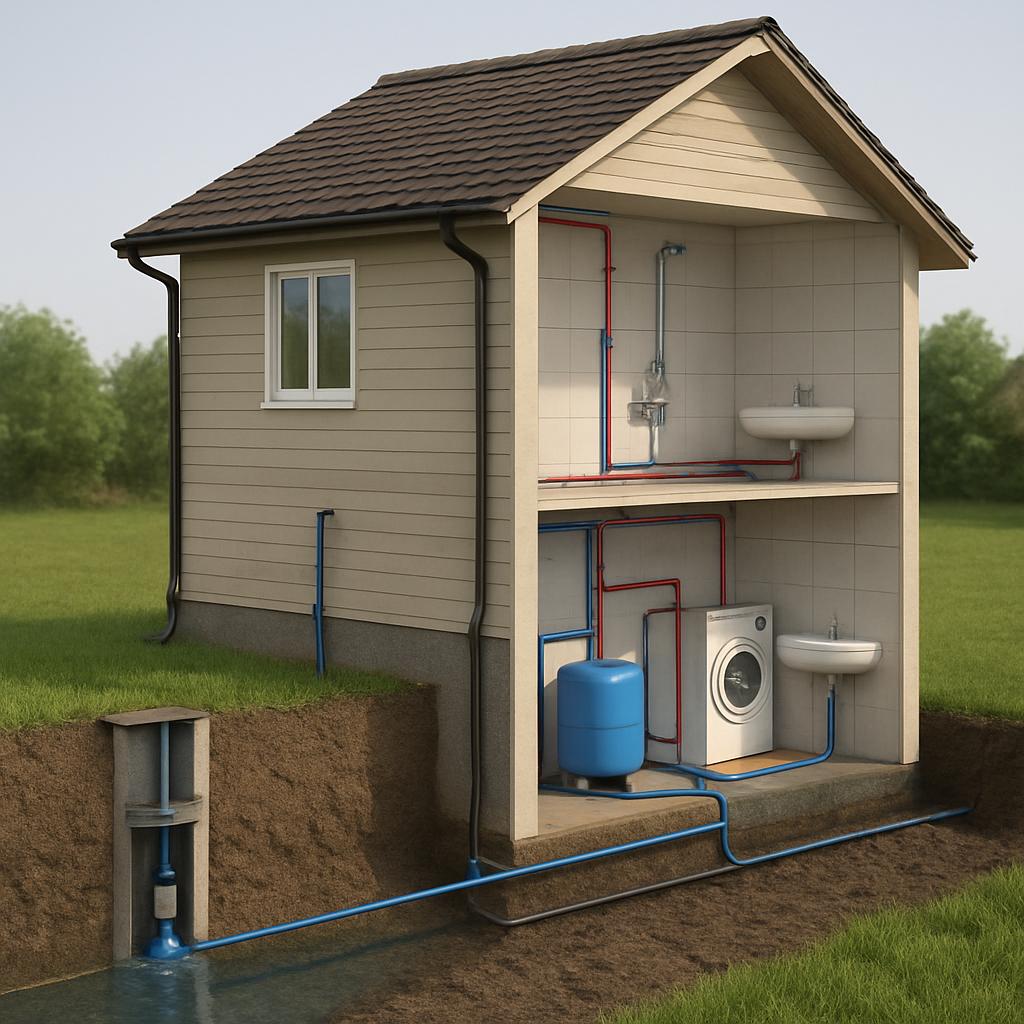 Водоснабжение частного дома своими руками