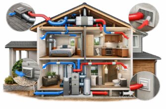 Схема вентиляции частного дома