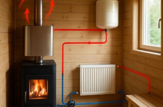 Система отопления бани