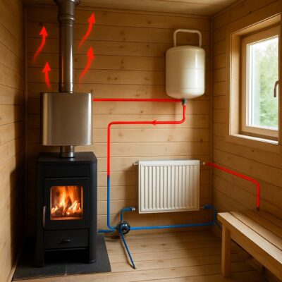 Система отопления бани