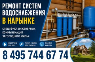 Ремонт систем водоснабжения в Нарынке