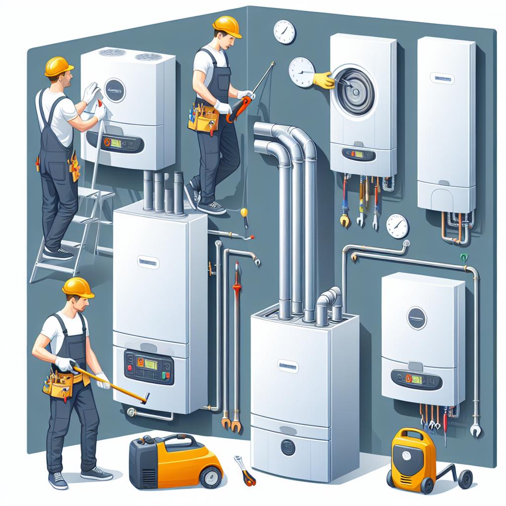 Этапы монтажа отопительного котла Этапы монтажа отопительного котла