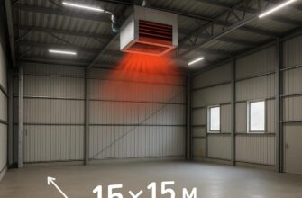 Отопление ангара 15×15 м