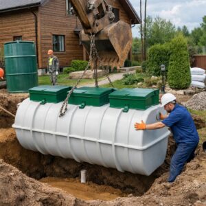 Установка септика для частного дома