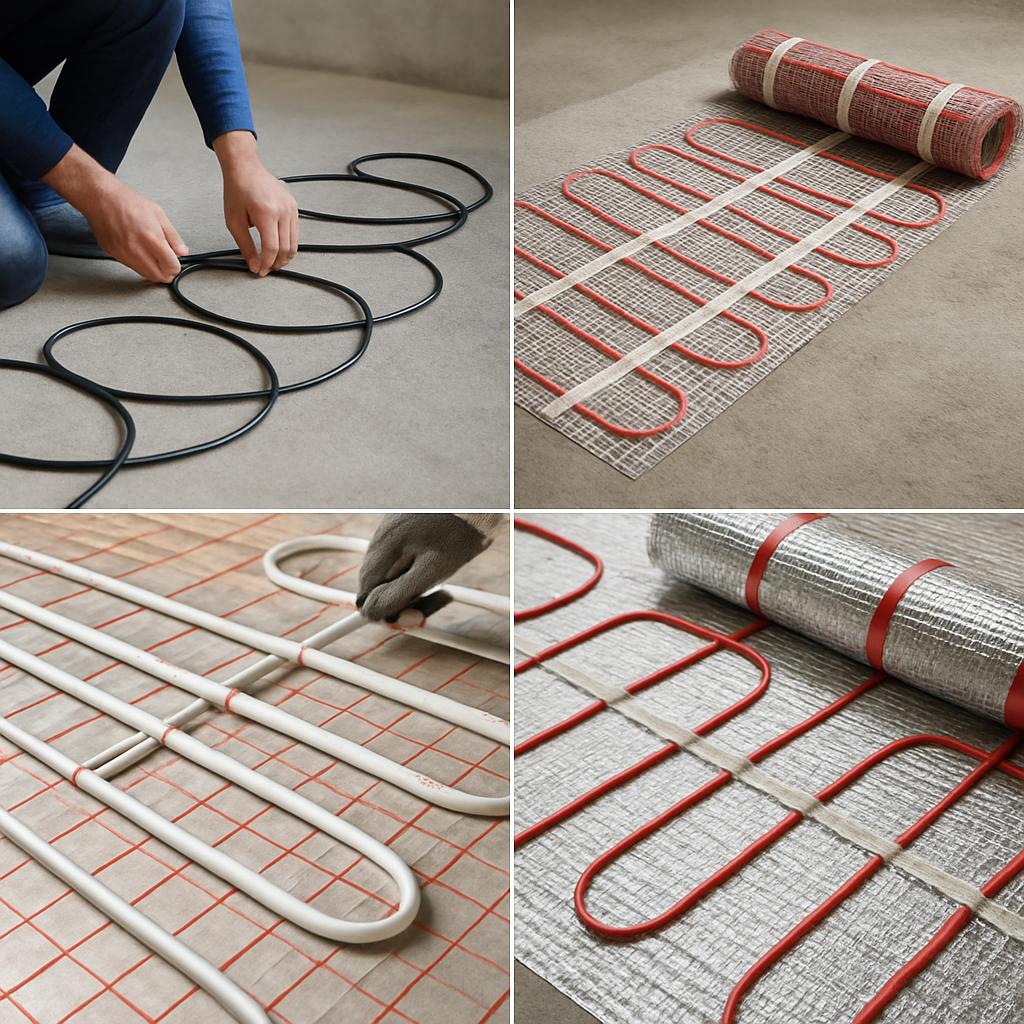 Тёплый пол: обзор популярных технологий