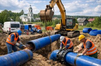 Ремонт систем водоснабжения в Курьяново (Волоколамский район)