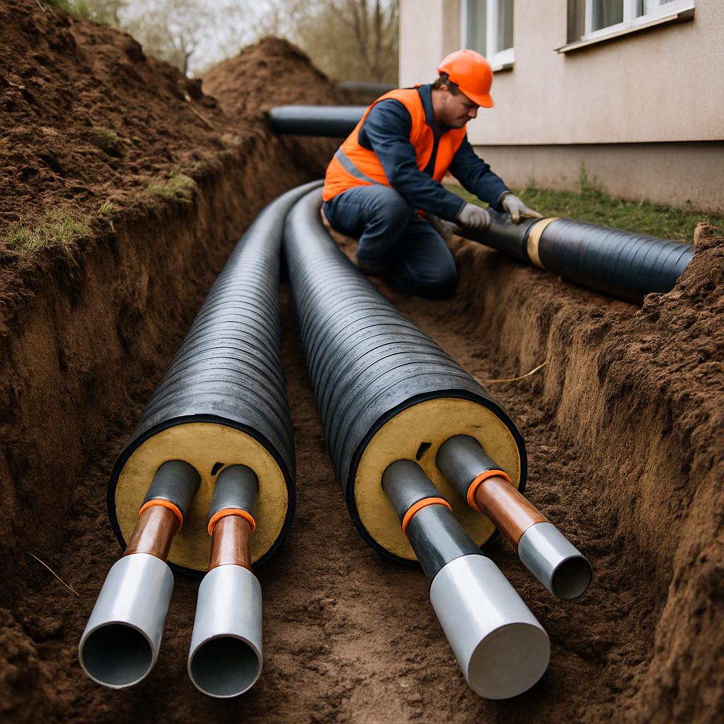 Профессиональная Прокладка теплотрасс частного дома от ООО ДИЗАЙН ПРЕСТИЖ — надежно и быстро Профессиональная Прокладка теплотрасс частного дома от ООО ДИЗАЙН ПРЕСТИЖ — надежно и быстро