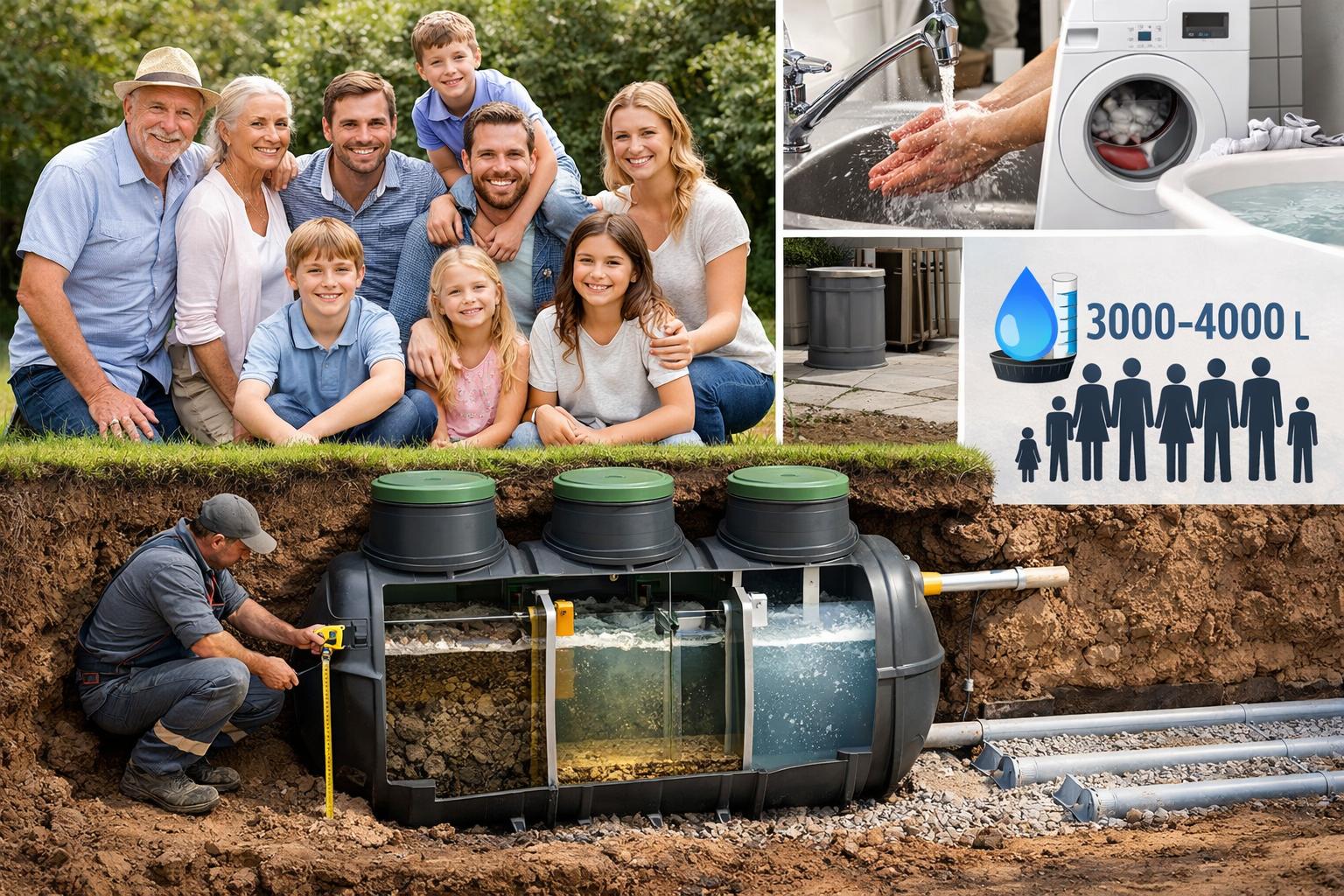 Как определить реальные потребности: расчет объема септика для 10 человек Как определить реальные потребности: расчет объема септика для 10 человек