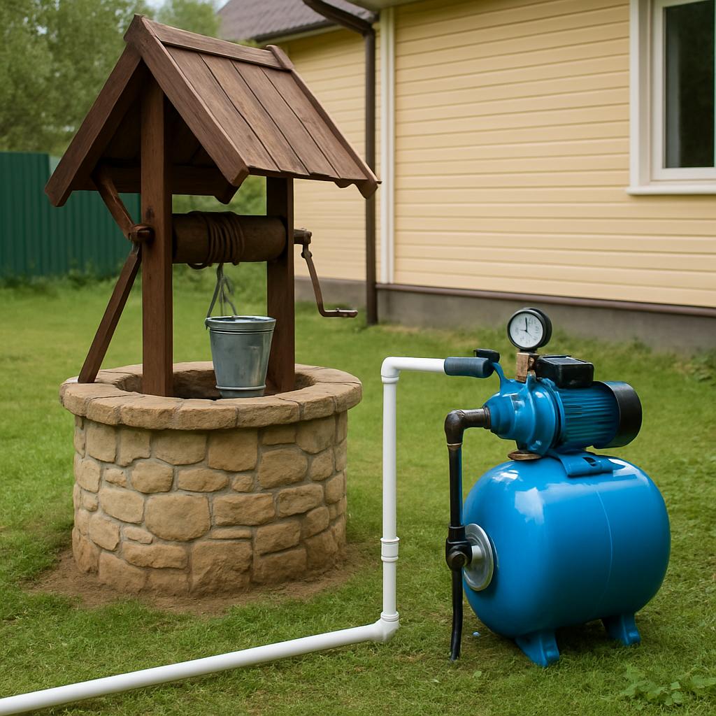 Водоснабжение из колодца в Алексино (Истринский район)