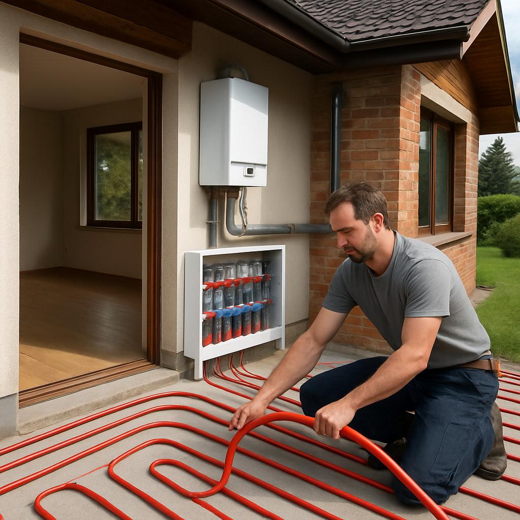 Водяное отопление коттеджа