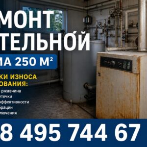 Ремонт котельной в доме 250 м²
