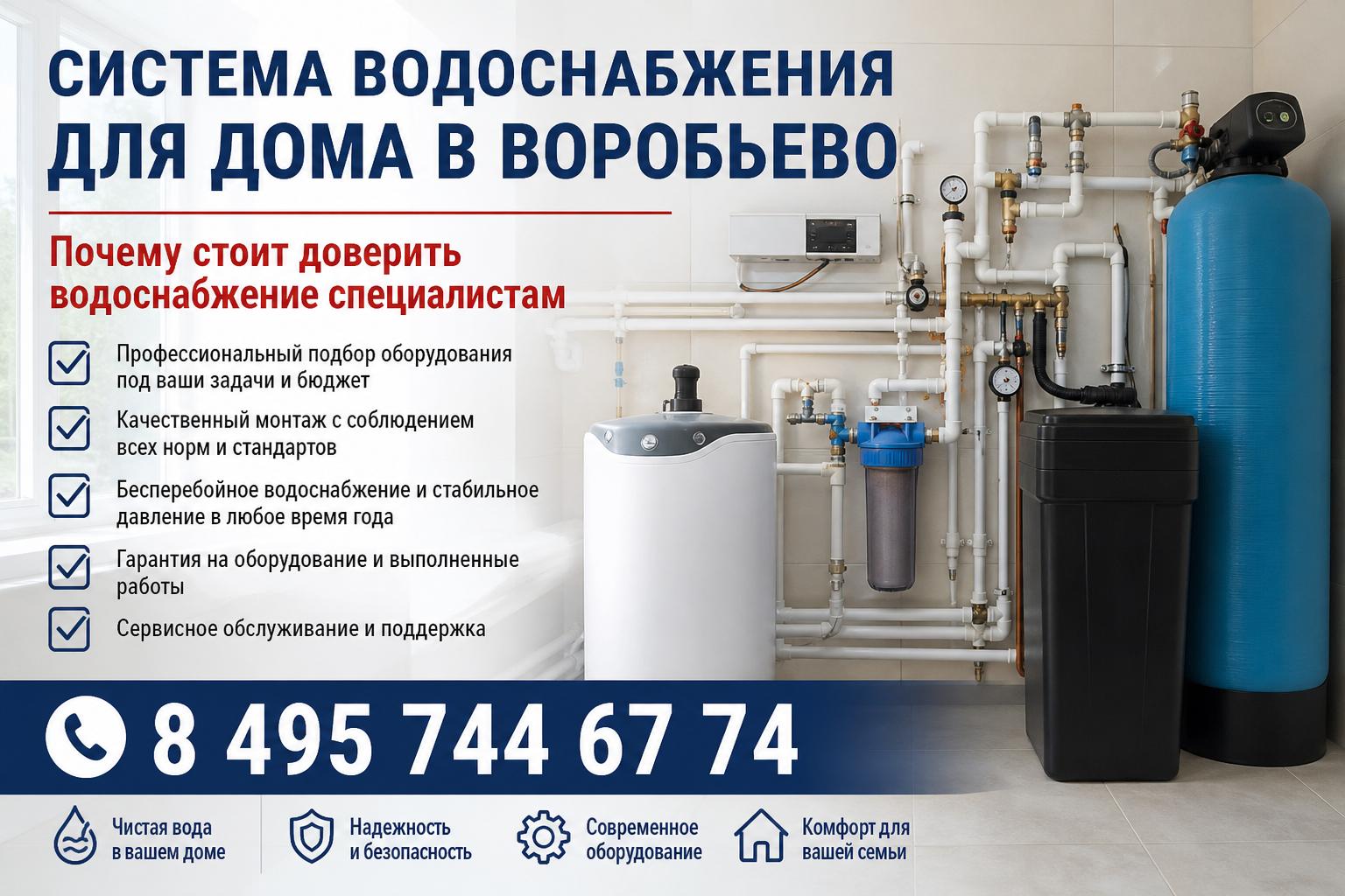 Почему стоит доверить водоснабжение специалистам