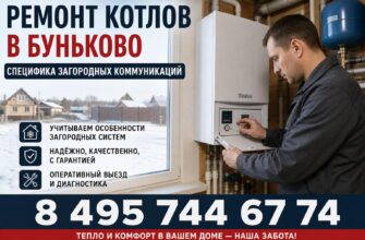 Ремонт котлов в Буньково