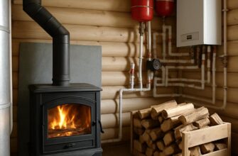 Дровяное отопление частного дома на Дмитровском шоссе