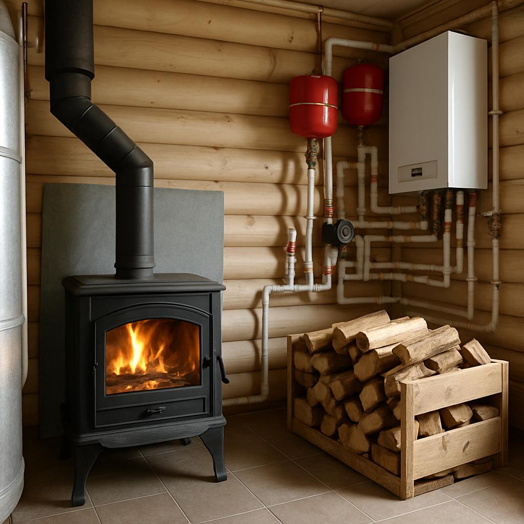 Дровяное отопление частного дома на Дмитровском шоссе: опыт и рекомендации от ООО ДИЗАЙН ПРЕСТИЖ