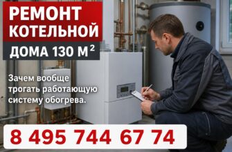 Ремонт котельной в загородном доме площадью 130 квадратов