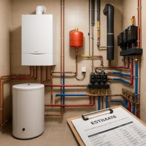 Отопление и котельная для частного дома 140 м²