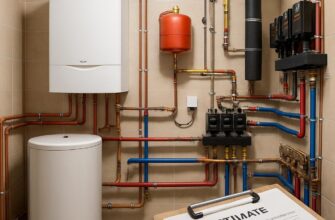 Отопление и котельная для частного дома 140 м²