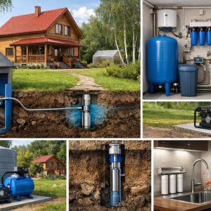 Система водоснабжения для дома в Большом Грызлово