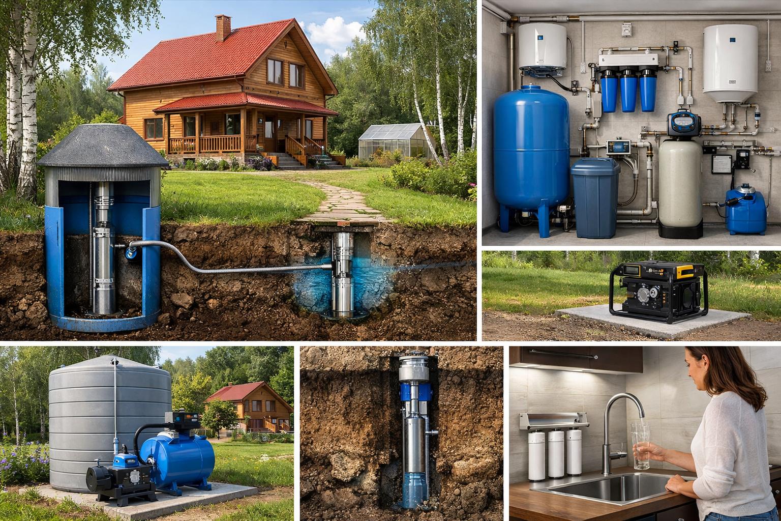 Комплексное водоснабжение для дома в Большом Грызлово — решение от «Инженерные коммуникации» Комплексное водоснабжение для дома в Большом Грызлово — решение от «Инженерные коммуникации»